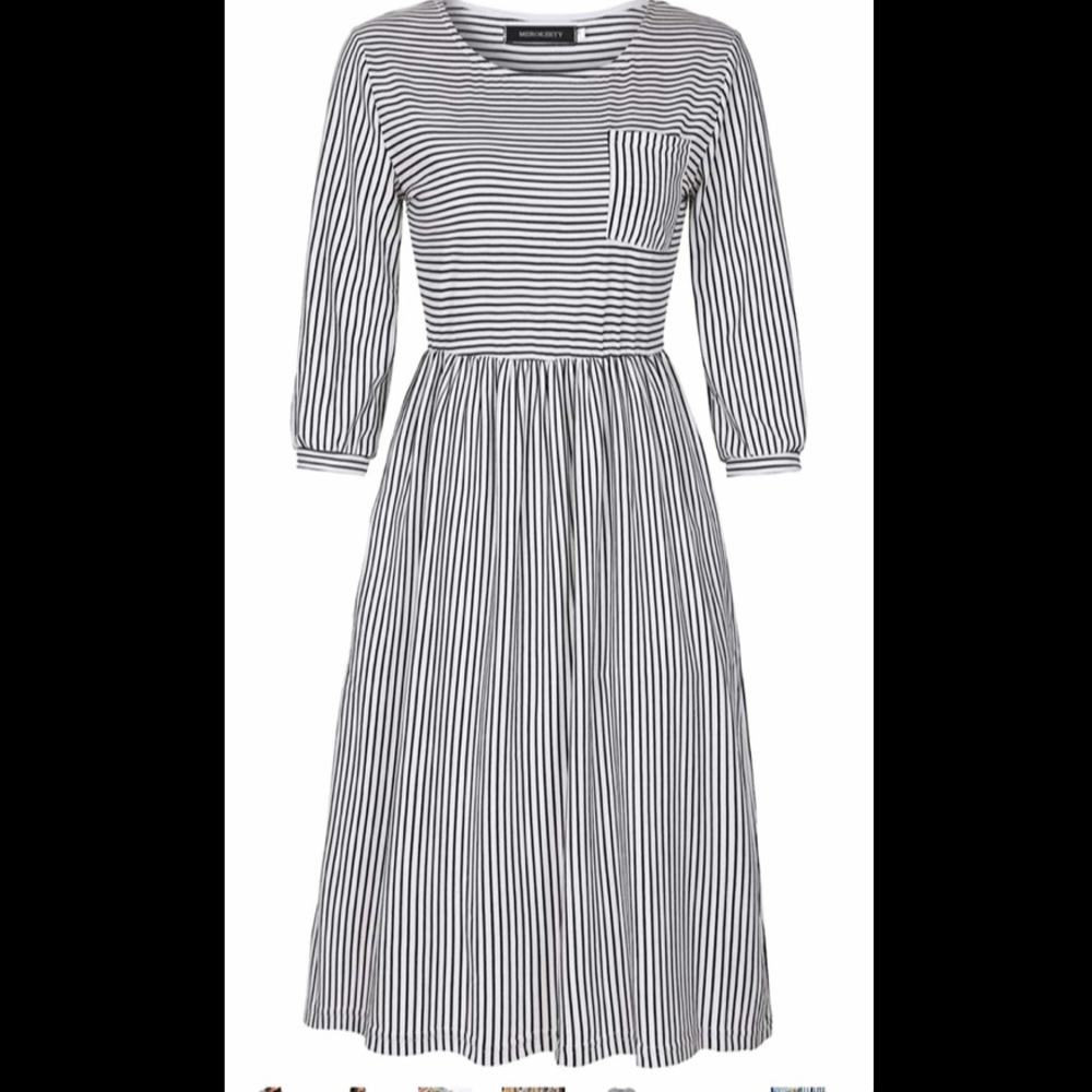 Nwt- womens 3/4 balloon sleeve dress